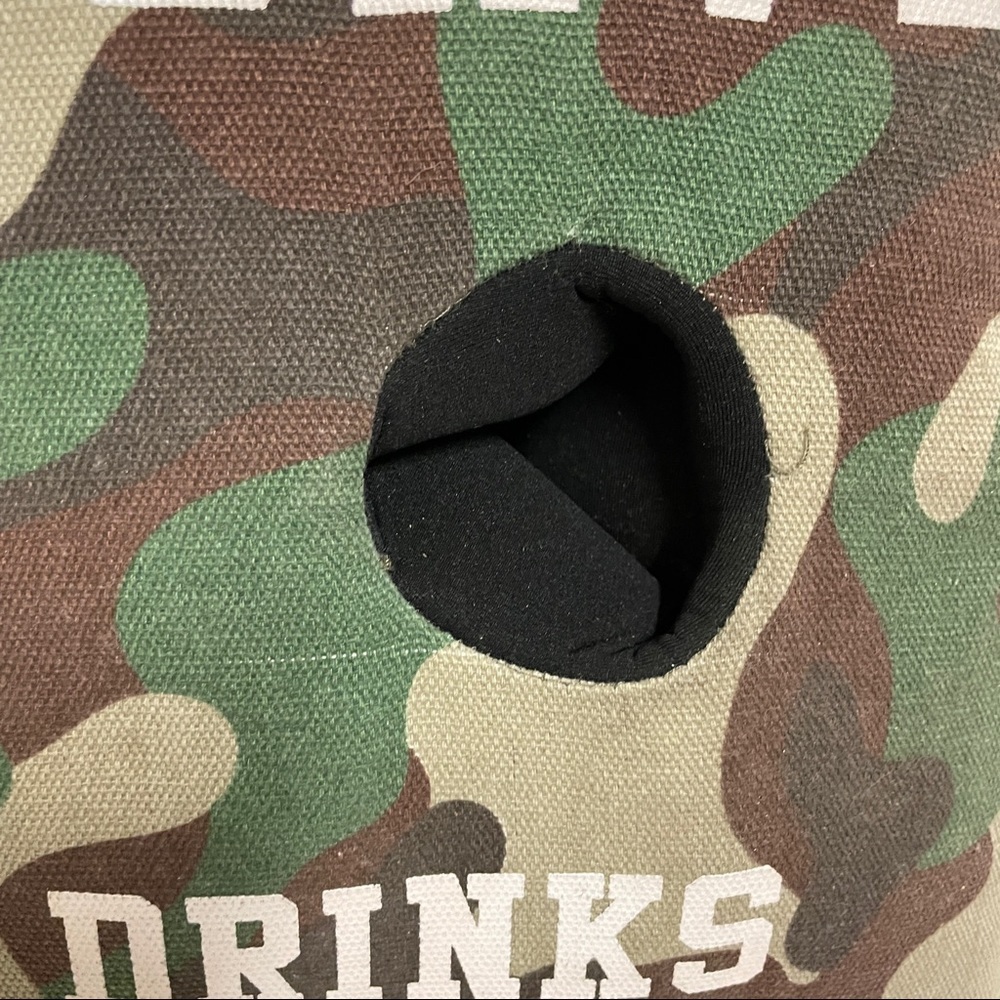 Man Cave Pillow Cup Holder Camo - Picture 2 of 4